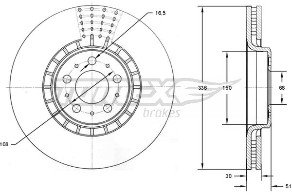 TOMEX Brakes TX 73-09...